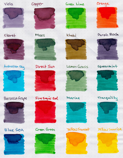 Random 10 Pack - Robert Oster Signature Ink