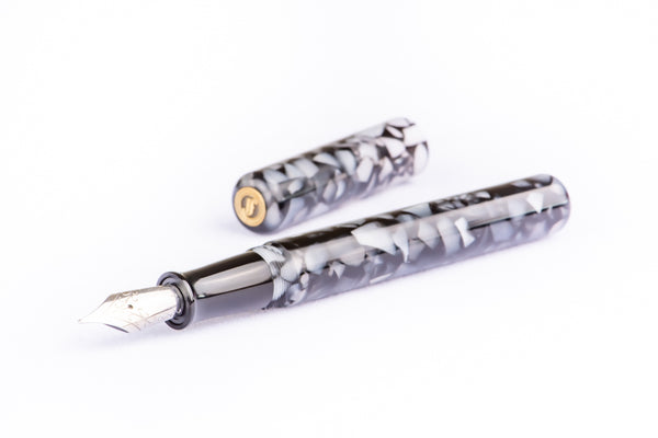 Stratos Grey Marble Fountain Pen - James Finniss