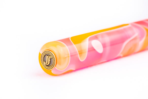 Stratos Tangerine Fountain Pen - James Finniss