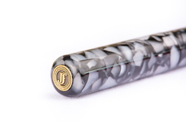 Stratos Grey Marble Fountain Pen - James Finniss