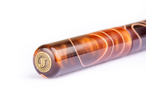 Stratos Amber Fountain Pen - James Finniss