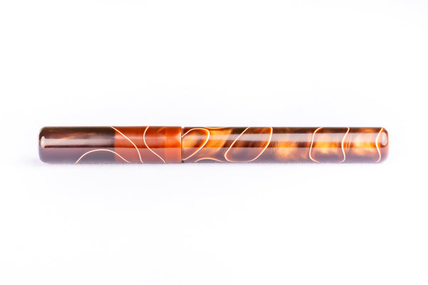 Stratos Amber Fountain Pen - James Finniss